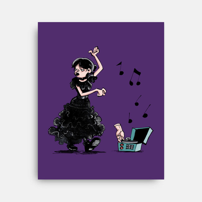 On Wednesday We Dance-none stretched canvas-zascanauta