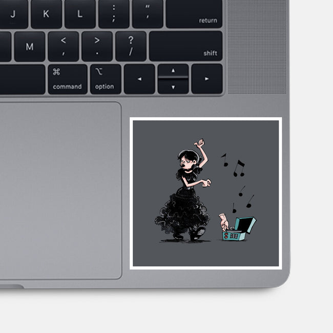 On Wednesday We Dance-none glossy sticker-zascanauta