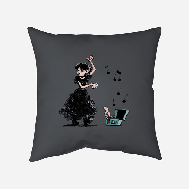 On Wednesday We Dance-none removable cover w insert throw pillow-zascanauta