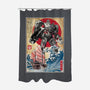 Megatron In Japan-none polyester shower curtain-DrMonekers