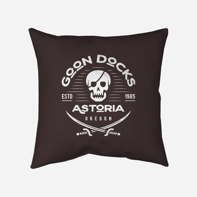 Goon Docks Emblem-none removable cover w insert throw pillow-Logozaste