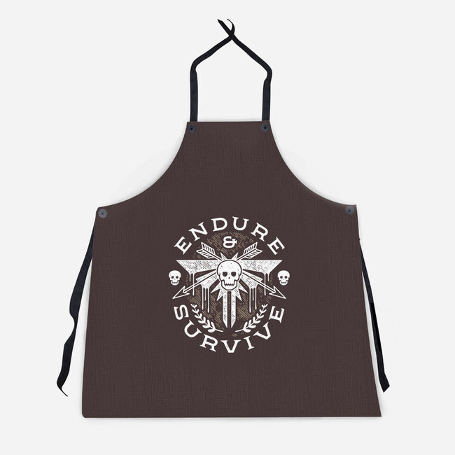 Survive Emblem-unisex kitchen apron-Logozaste