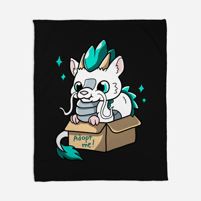 Adopt A Dragon-none fleece blanket-Mushita