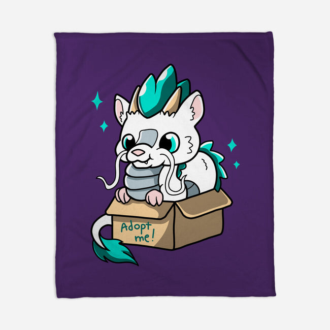 Adopt A Dragon-none fleece blanket-Mushita