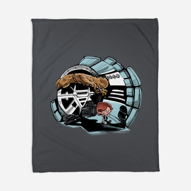Han And Chewie-none fleece blanket-zascanauta