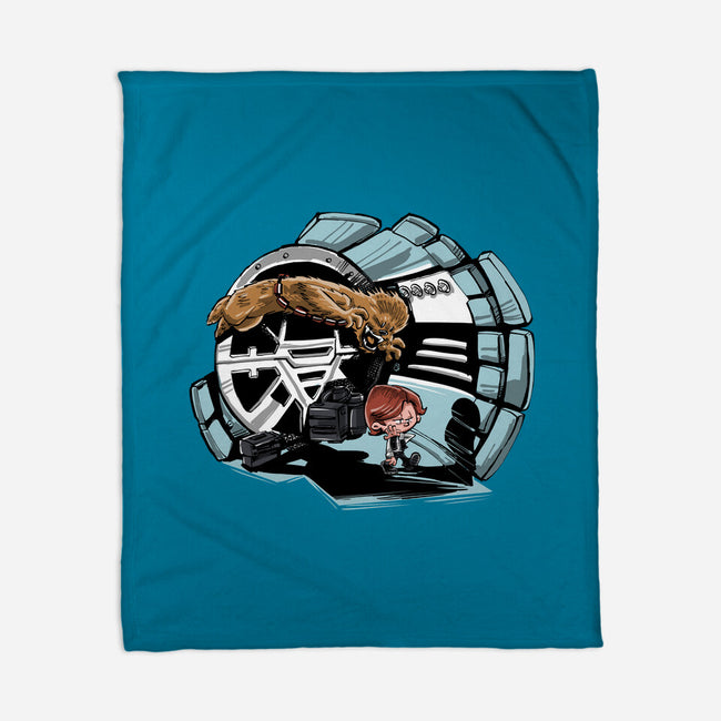 Han And Chewie-none fleece blanket-zascanauta