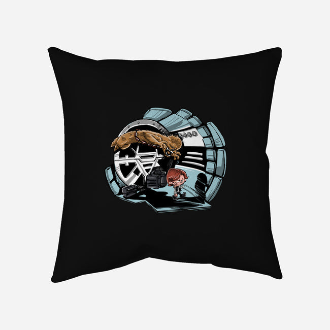 Han And Chewie-none removable cover w insert throw pillow-zascanauta
