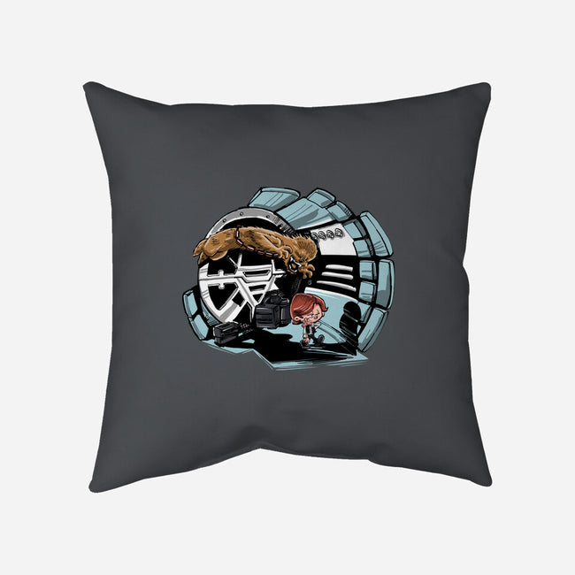 Han And Chewie-none removable cover w insert throw pillow-zascanauta