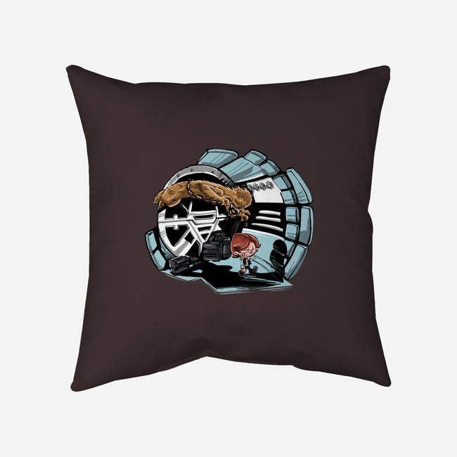 Han And Chewie-none removable cover w insert throw pillow-zascanauta