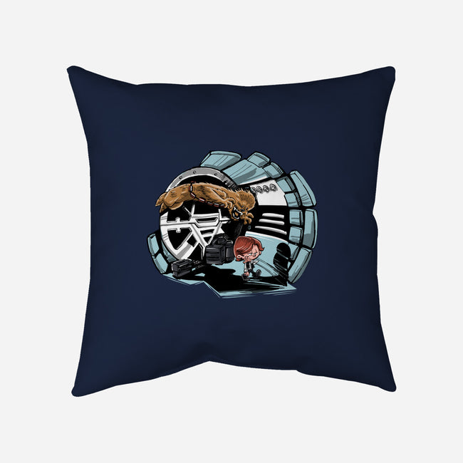 Han And Chewie-none removable cover w insert throw pillow-zascanauta