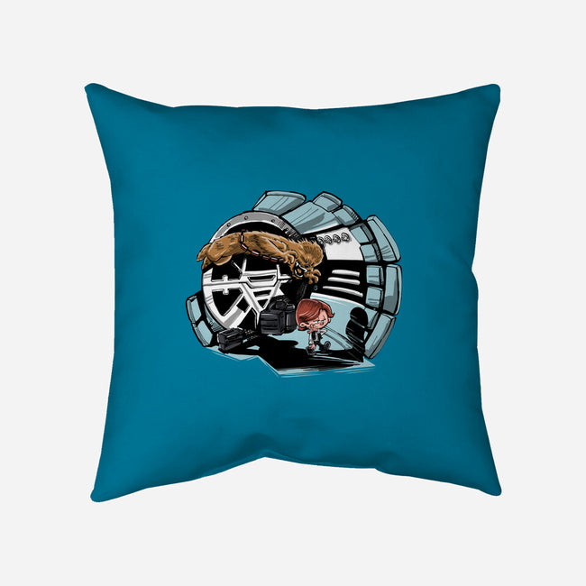 Han And Chewie-none removable cover w insert throw pillow-zascanauta