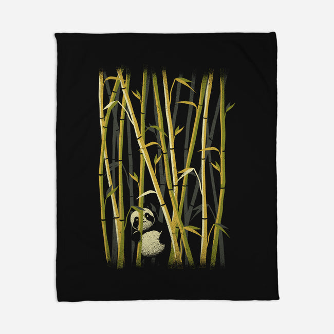 Panda Bamboo Forest-none fleece blanket-tobefonseca
