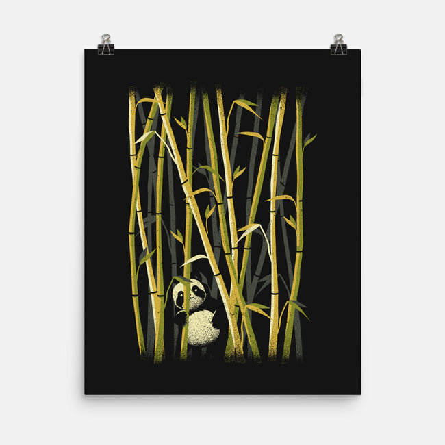 Panda Bamboo Forest-none matte poster-tobefonseca