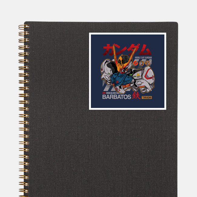 Tekkadan Army-none glossy sticker-hirolabs