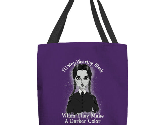 Do You Always Wear Black?