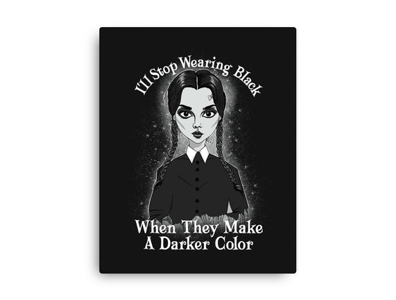 Do You Always Wear Black?