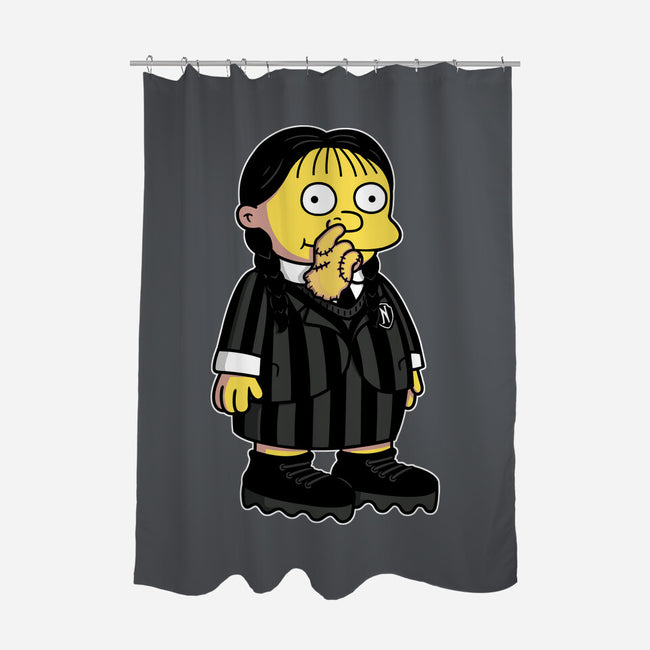 Hands Free-none polyester shower curtain-Raffiti