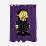 Hands Free-none polyester shower curtain-Raffiti