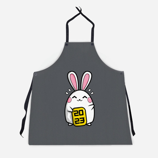 Lucky Bunny 2023-unisex kitchen apron-krisren28