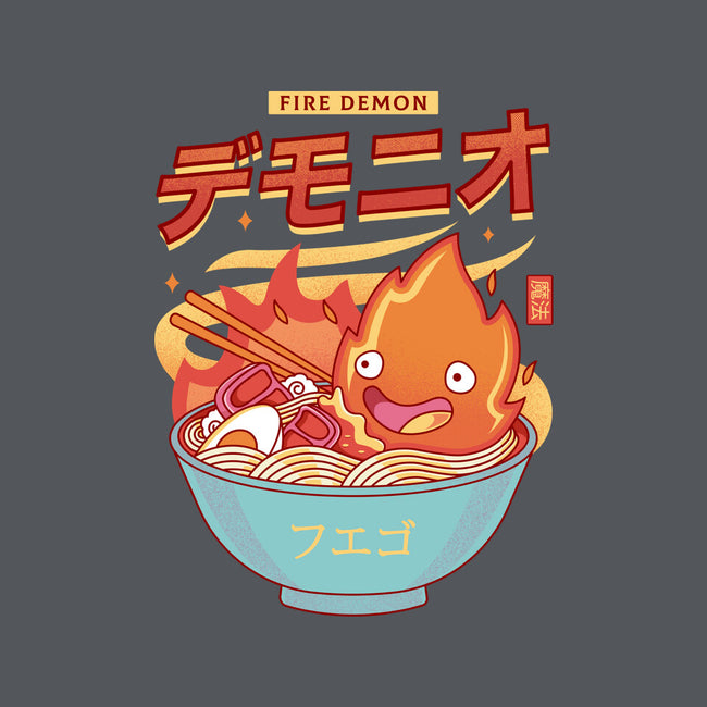 The Fire Demon Ramen-none polyester shower curtain-Logozaste