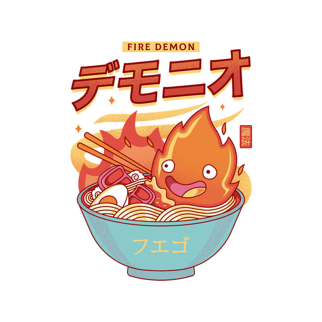 The Fire Demon Ramen-none glossy sticker-Logozaste