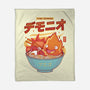 The Fire Demon Ramen-none fleece blanket-Logozaste