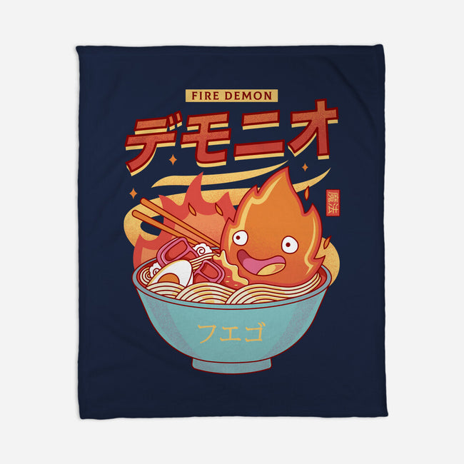The Fire Demon Ramen-none fleece blanket-Logozaste