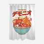 The Fire Demon Ramen-none polyester shower curtain-Logozaste