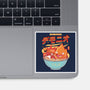 The Fire Demon Ramen-none glossy sticker-Logozaste