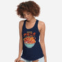 The Fire Demon Ramen-womens racerback tank-Logozaste