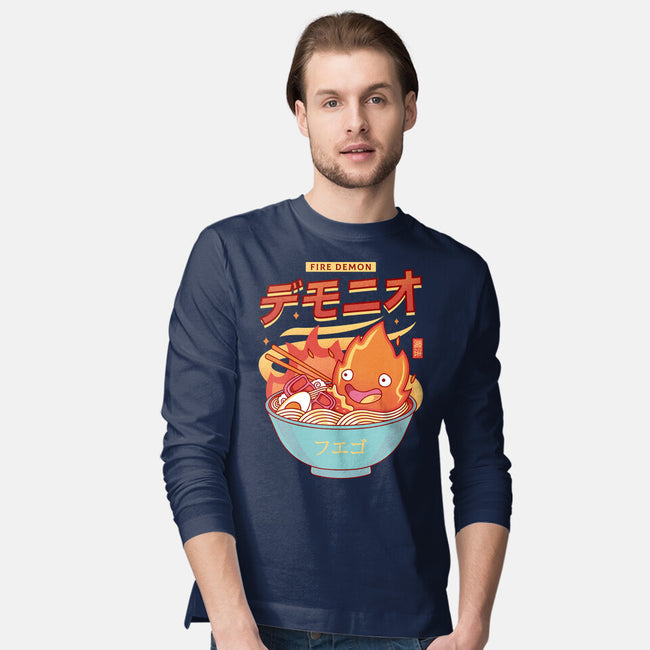 The Fire Demon Ramen-mens long sleeved tee-Logozaste