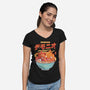 The Fire Demon Ramen-womens v-neck tee-Logozaste