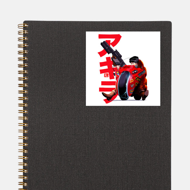 Biker-none glossy sticker-ArchiriUsagi