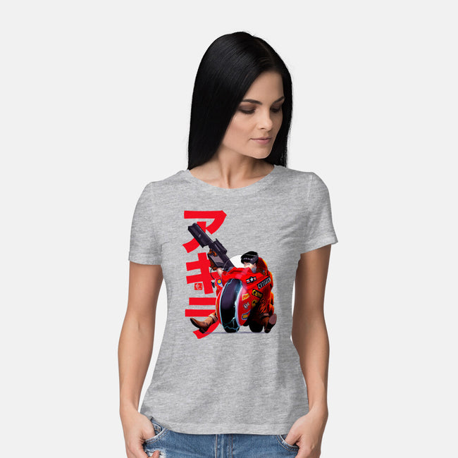 Biker-womens basic tee-ArchiriUsagi