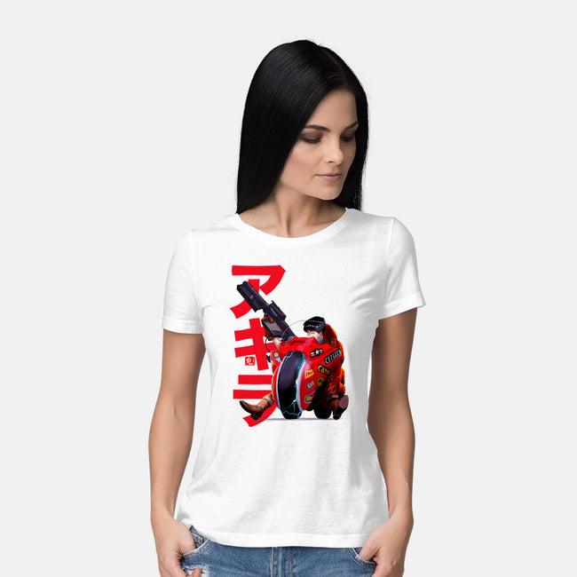 Biker-womens basic tee-ArchiriUsagi