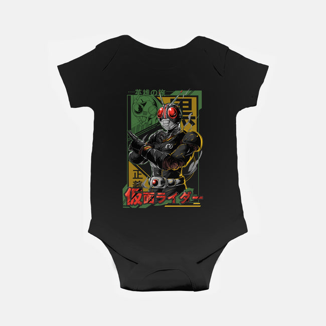 Masked Hero-baby basic onesie-Guilherme magno de oliveira