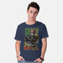 Masked Hero-mens basic tee-Guilherme magno de oliveira