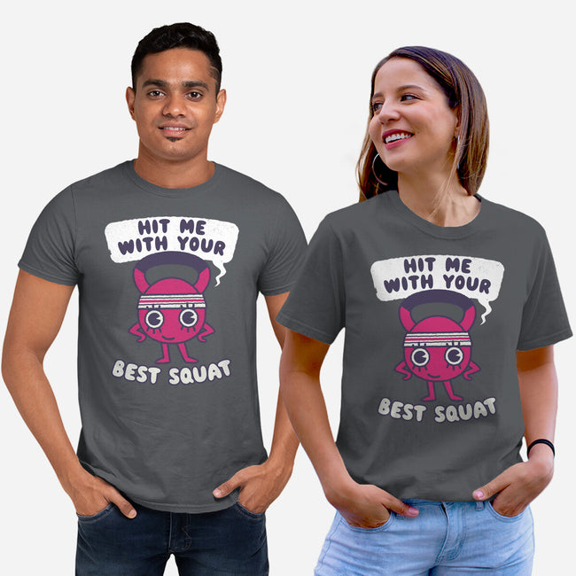 Best Squat Fitness-unisex basic tee-Weird & Punderful