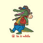 In A While Crocodile-none polyester shower curtain-vp021