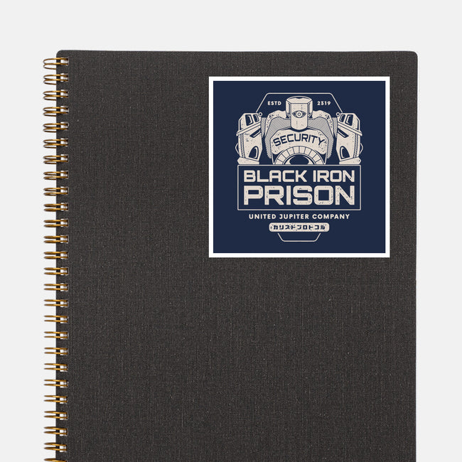 Prison Security Robots-none glossy sticker-Logozaste