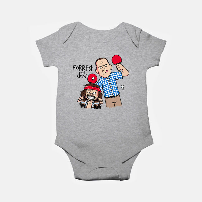 Forrest And Dan-baby basic onesie-Raffiti