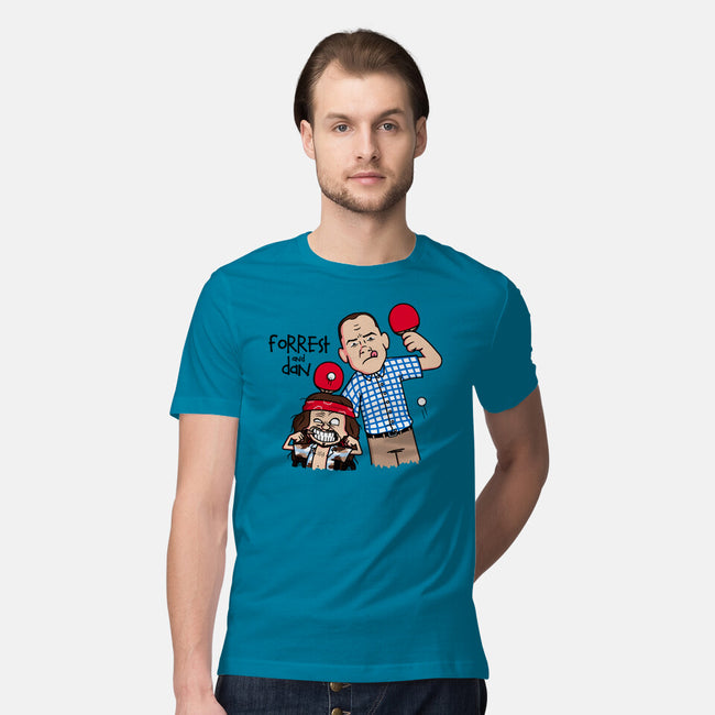 Forrest And Dan-mens premium tee-Raffiti
