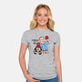 Forrest And Dan-womens fitted tee-Raffiti
