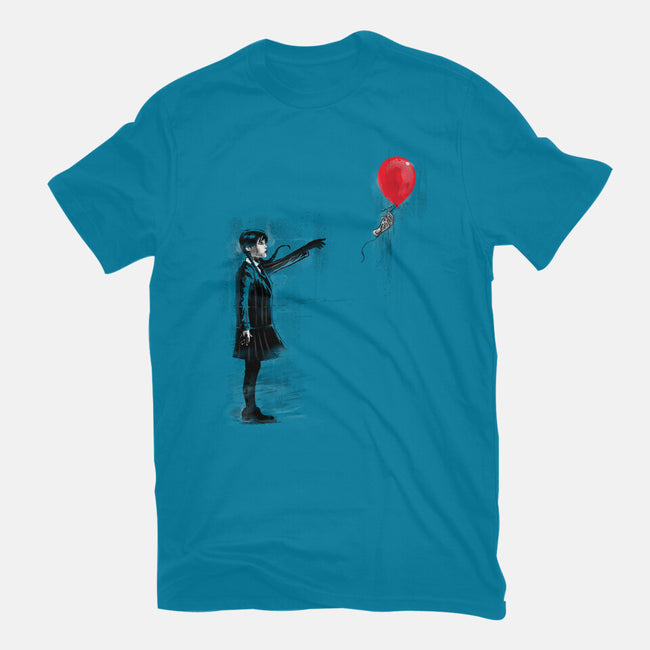Thing With Balloon-mens basic tee-zascanauta