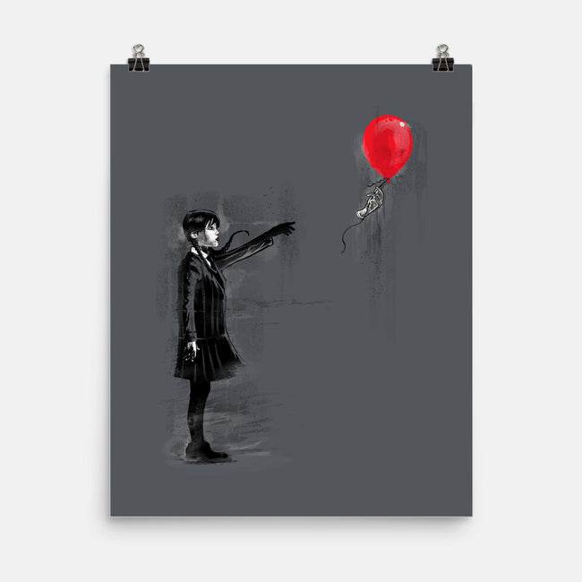 Thing With Balloon-none matte poster-zascanauta
