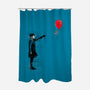 Thing With Balloon-none polyester shower curtain-zascanauta