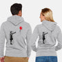 Thing With Balloon-unisex zip-up sweatshirt-zascanauta