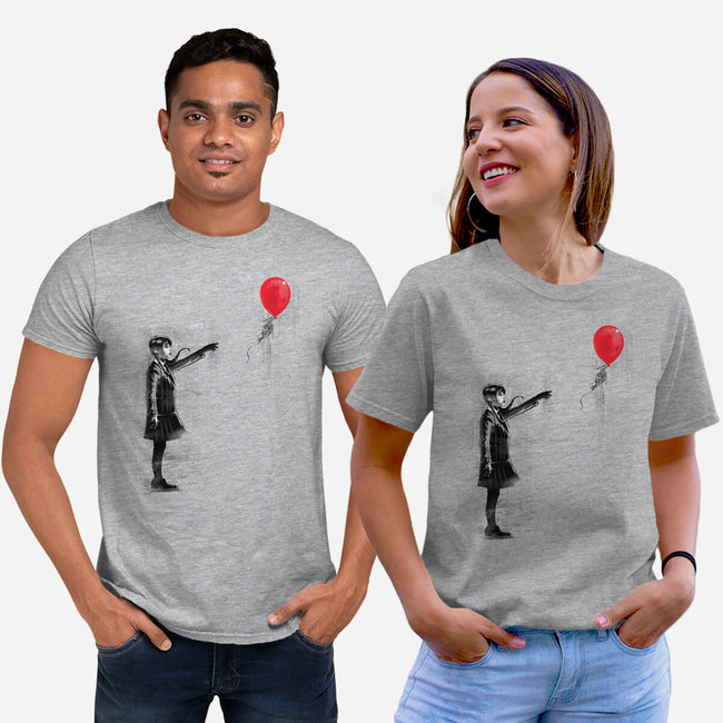 Thing With Balloon-unisex basic tee-zascanauta