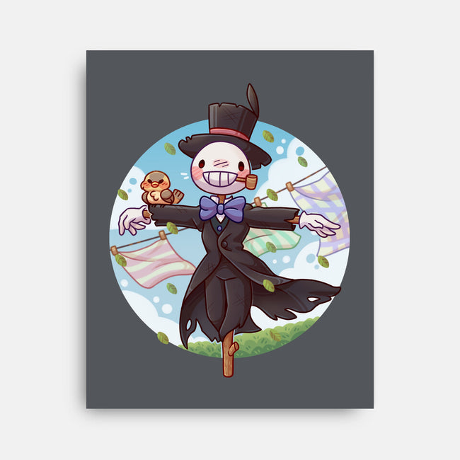 Kakashi No Kabu-none stretched canvas-Zaia Bloom