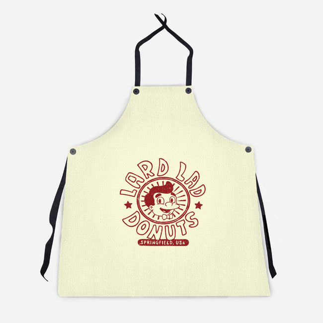 Lard Lad Donuts-unisex kitchen apron-dalethesk8er